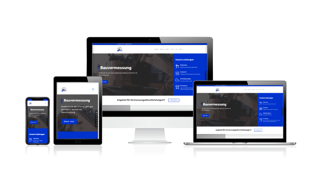 Homepage für Vermessungsdienstleister